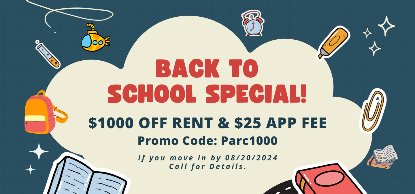 $1000 off rent and free application fee